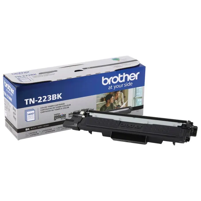 Affordable Brother TN223BK Ink Toner Cartridge, Black